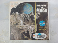 View-Master B658 Man On The Moon 3-reel Pack with 16 page booklet 1964