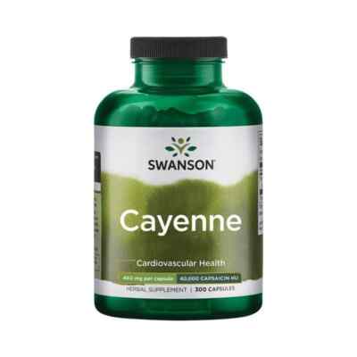 Swanson Cayenne (Cayennepfeffer) 450 mg, 300 Kapseln