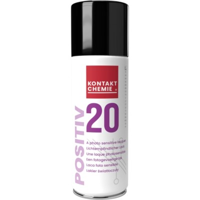 Positiv 20 Lichtempfindlicher Foto-Lack für Platinen 200 ml Spray Kontakt-Chemie