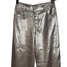 Las mejores ofertas en Pantalones de plata Zara para De mujer