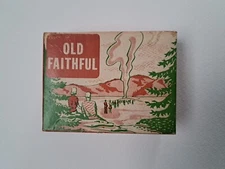 Vintage 1947 H Fishlove Co. Old Faithful #784 Novelty Joke Postcard Box Chicago 