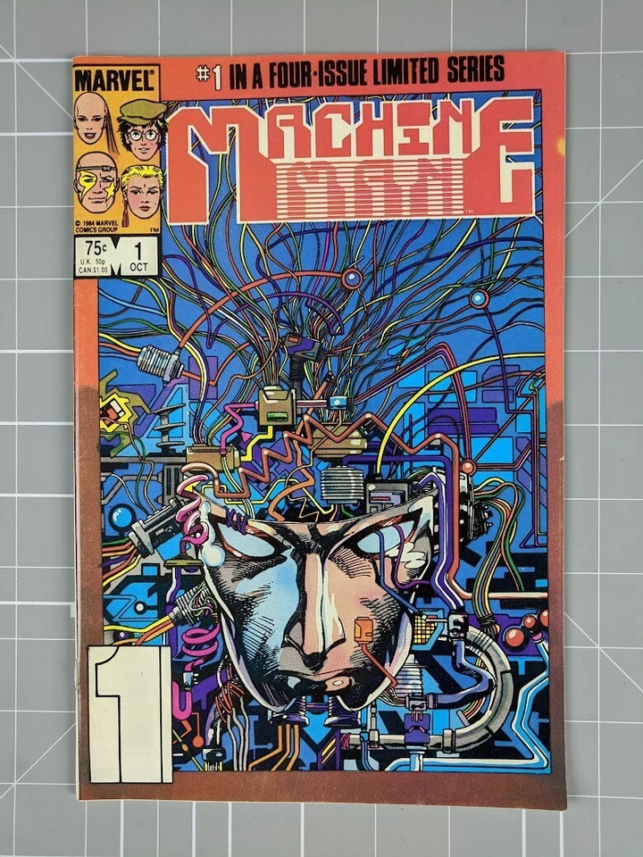 Machine Man #1 #2 #3 #4 (1984)  - Lot of 4 - Marvel Comics -BARRY WINDSOR-SMITH! - Image 2 of 4