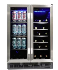 NEW Danby Silhouette 24" French Door Built In Beverage Center - SBC051D1BSS