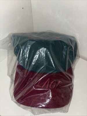 Palace Visor 6-Panel Green/Burgundy Neu!