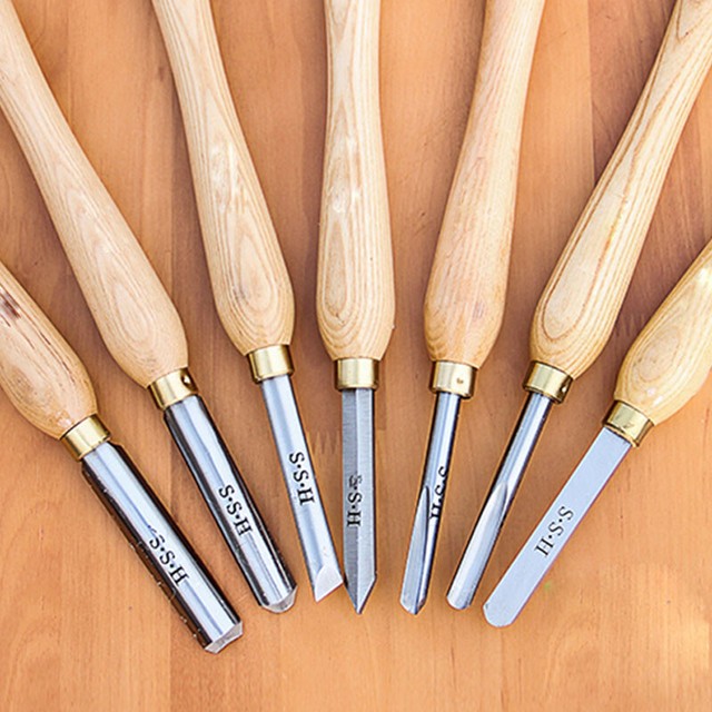 High Speed Steel Woodworking Lathe Cutter Semicircle Cutting Knife Bowl