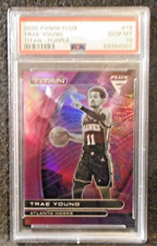 2020 Trae Young Panini Flux Titan-Purple REDEMPTION....22/25....PSA 10....Hawks