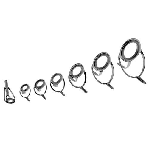 7pcs Rod Guides Tip with Eyelets, Fishing Rod Guide Replacement Tip eBay