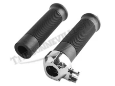 UNIVERSAL 7/8" SINGLE PULL CHROME THROTTLE ASSEMBLY PN# 99-0248 R