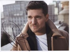Michael Buble 8" x 10" Photo Hand Signed in 2019 + COA Guarante