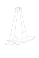 Trio Fly Led Pendelleuchte 32W Dimmbar Weiß Matt Neutralweiss