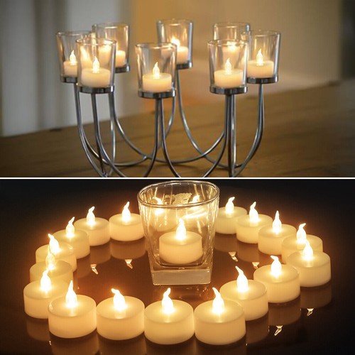 Luci da tè LED candele senza fiamma fiamma fiamma per decorazione festa di nozze San Valentino - Foto 2 di 9