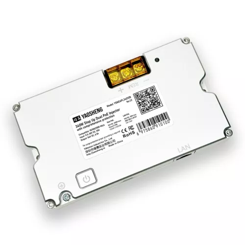 YAOSHENG 340W Step Up Dual PoE Injector for Starlink HP