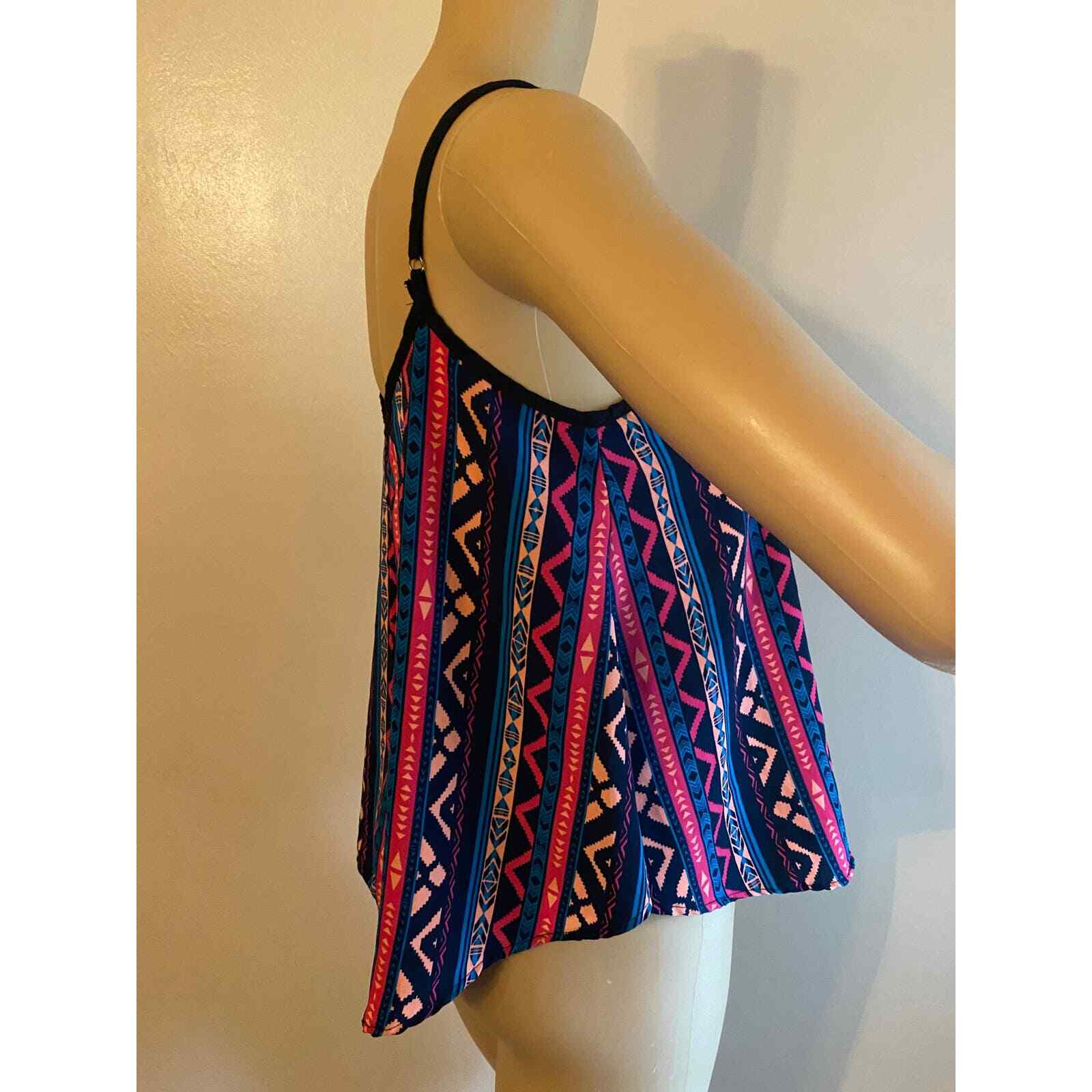 Vintage Dorothy Perkins Southwestern Style 90s Crop Top M 