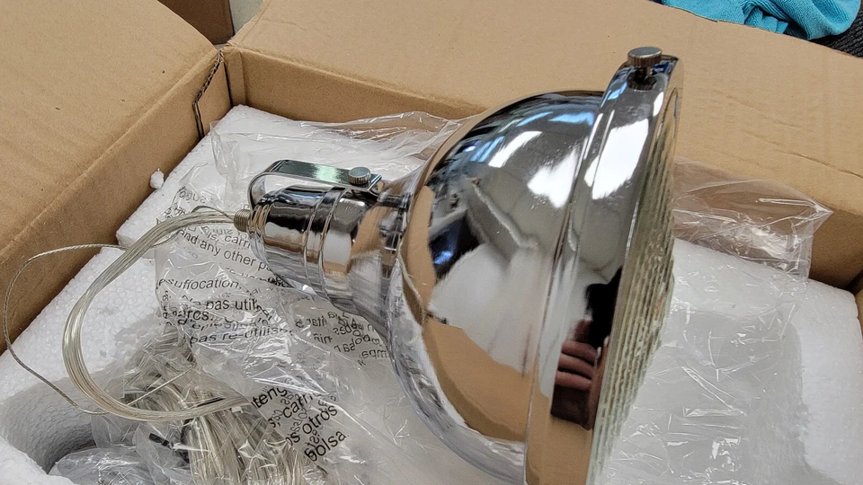 Progress Lighting Fresnel Lens 9 -Watt LED Pendant | Chrome | P5050-1530K9 - Image 4 of 4