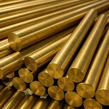 Brass Round Bar Rod 12mm 1/2"  Various Lengths Available Grade CZ121
