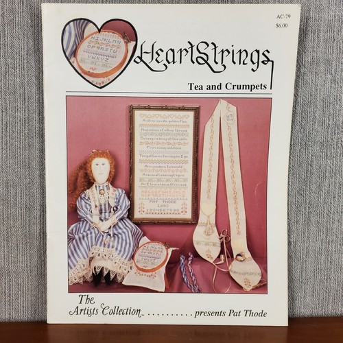 Heartstrings Tea & Crumpets Poem Borders Sampler Pat Thode Artist Collection 79 - Picture 2 of 5