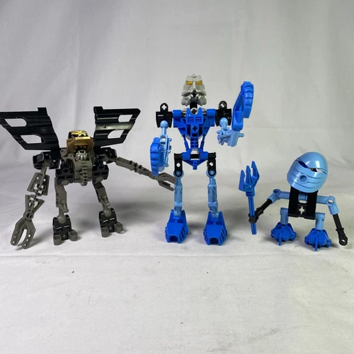 LEGO TECHNIC Throwbot Slizer Gali Nokama Figures Lot Of 3 Incomplete Figure Only