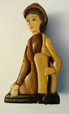 LADY WOODEN PUZZLE BOX 