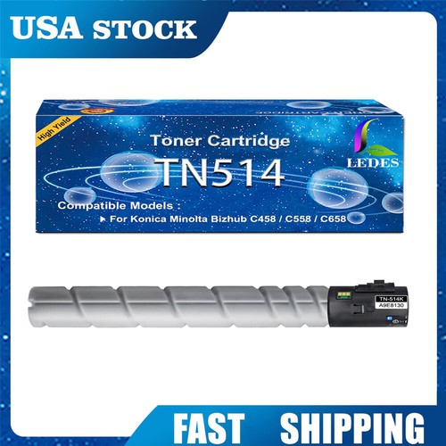 Toner Cartridge TN514K TN514 Black For Konica Minolta TN-514K C458 C558 C658