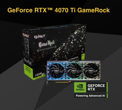 Palit GeForce 4070ti Gamerock Midnight Kaleidoscope