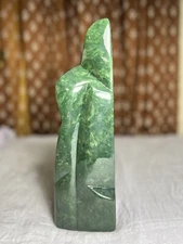 2kgs Tumble free form top Quality crystals tower Nephrite Jade 1PC decoration