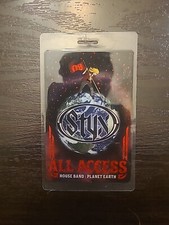 STYX 2009 STYXWORLD TOUR LAMINATED BACKSTAGE PASS - All Access