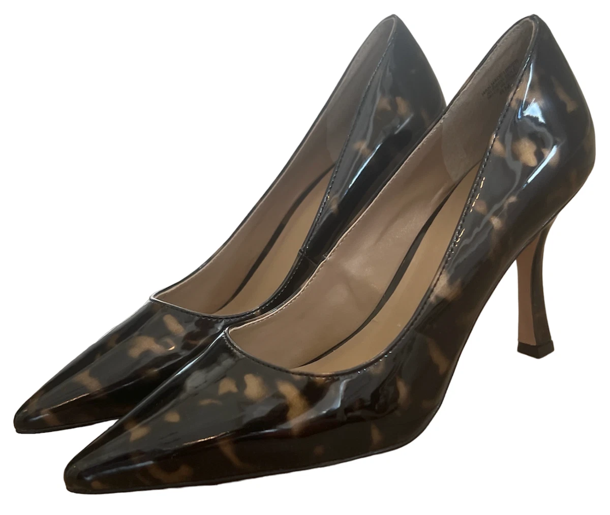 NEW ANN TAYLOR TORTOISESHELL PRINT MILA LEATHER PUMPS HIGH HEELS