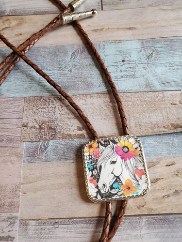 Horse Lover BoloTie Collar Western Concho Collar, MUJERES Western Wear - Imagen 2 de 3