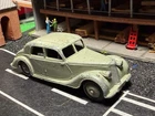 DINKY Toys RILEY SALOON Car model #40a/158 @1954 vintage *GC-VGC