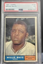 1961 Topps Willie Mays #150 PSA 5 San Francisco Giants Baseball