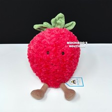 Jellycat AMUSEABLE STRAWBERRY Soft Plush Toy NWT Juicy Berry Slice LOVEY Sweetie