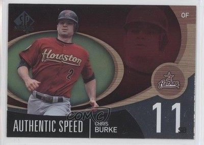 2007 SP Authentic Speed Chris Burke #AS-12 00ah