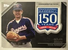 2019 Topps Series 1 - Nolan Ryan - 150th Year Commemorative Patch Relic Card