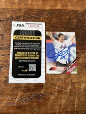 Jim Breuer IP Signed Topps First Pitch Card JSA Coa Half Baked Autographed Mets