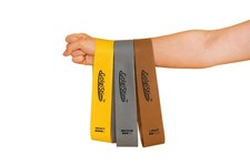 3 Pack Resistance Bands Set - Gold/Silver/Bronze Gold, Silver and Bronze