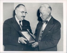 1950 Photo Owen Hunt Elected President American Society Robert Logan Business