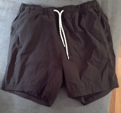True Classic Swim Trunk - Black - Men's Size L - Large - 95% Nylon, 5% Spandex