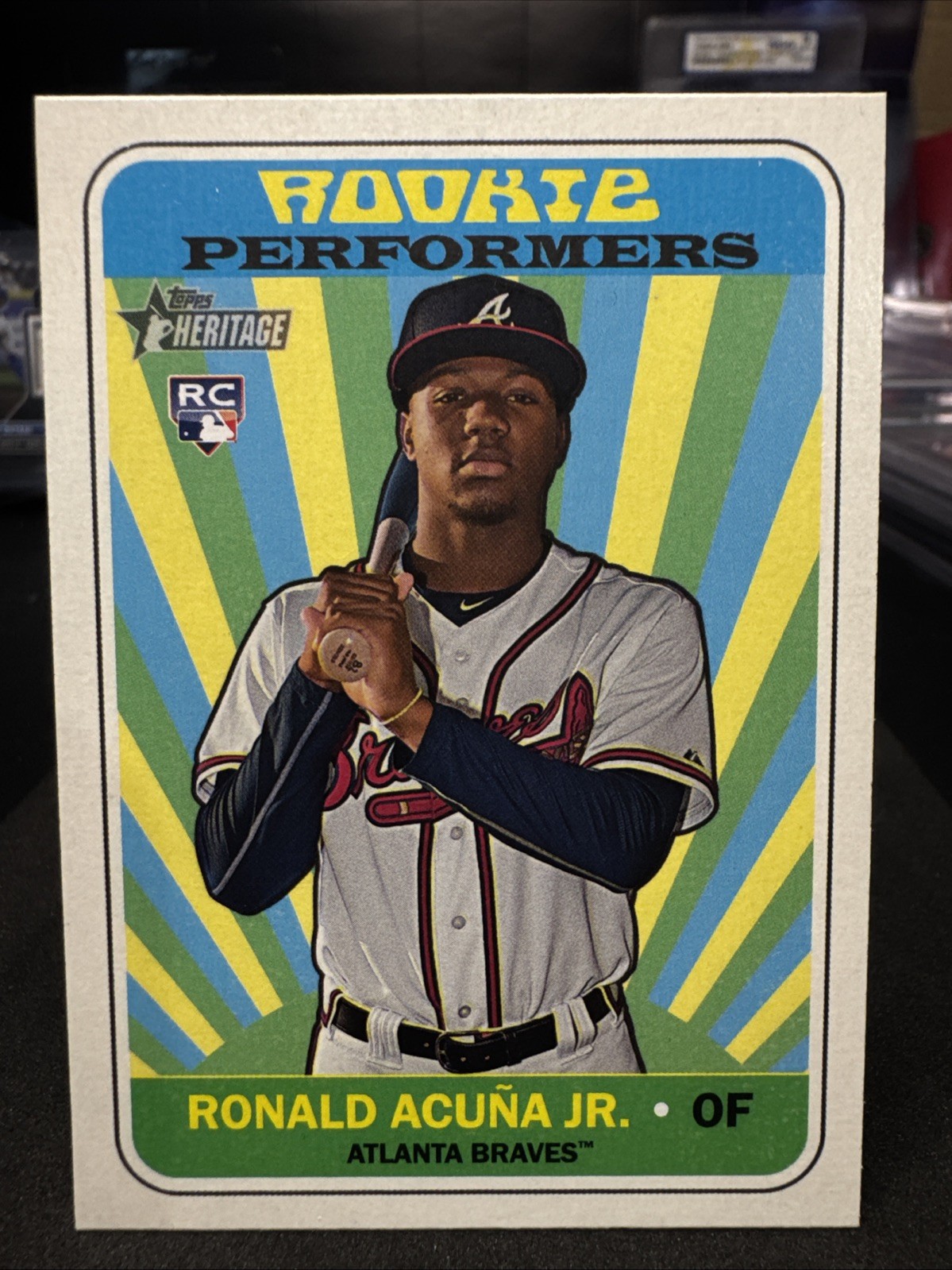 2018 Topps Heritage Rookie Performers Ronald Acuna Jr RC #RP-RA (SSRA2)