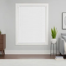 VEVOR Mini Blinds 43.3" W x 48" H 1" Slat Cordless Light Filtering No-Drill