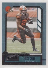 2020 Panini Playbook Purple Nick Chubb #28 1c7