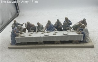 The Last Supper Ceramic Collectible Decorative Display Sculpture Jesus Figurine