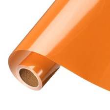 Dark Orange Permanent Vinyl, 10 Inch x 9.8ft Vinyl Roll
