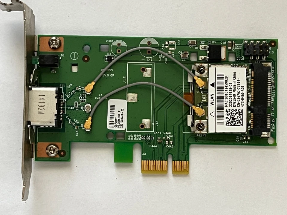 Adaptador sem fio Dell Broadcom PCI DW1540 com antena Dell CN-0WX492-00842 - Imagem 2 de 4
