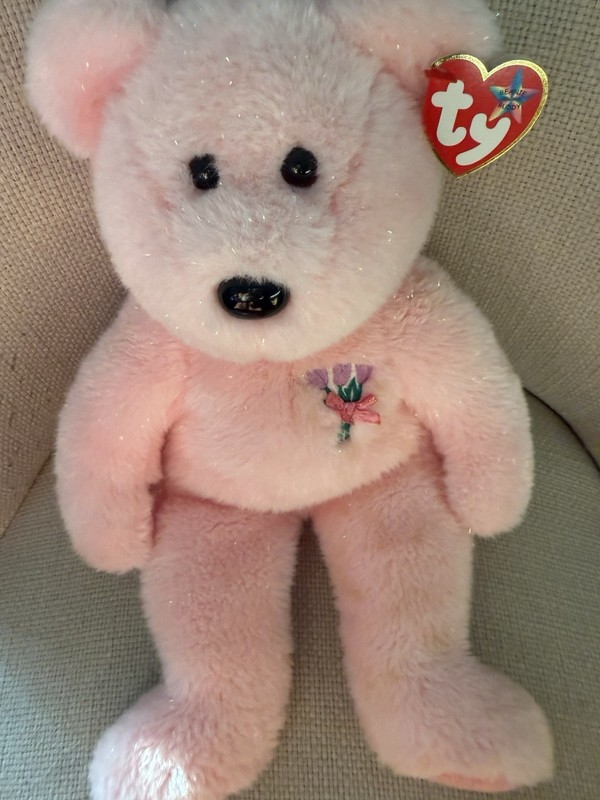 TY Beanie Buddy - MUM the Bear (14 inch) - MWMTs Stuffed Animal.  Nice Condition