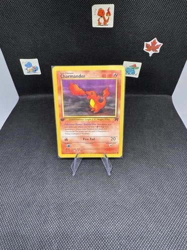 Pokemon Charmander 50/82 Team Rocket 1st Edition Vintage WOTC
