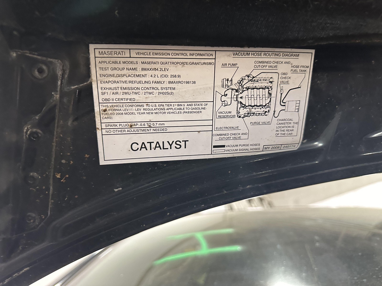 08 MASERATI QUATTROPORT Transmission
