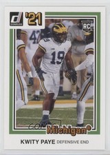 2021 Panini Chronicles Draft Picks Donruss Retro Orange Kwity Paye #30 0s2w