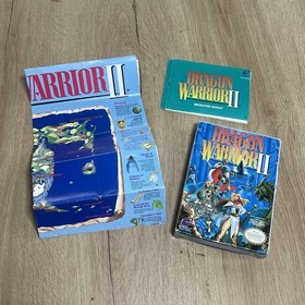 Dragon Warrior 2 - NES - 100% CIB - With Map - TESTED