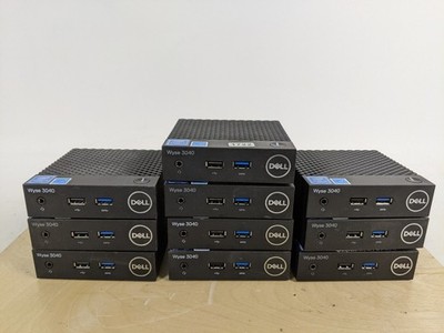 Lot of 10 Dell Wyse Thin Client 3040 N10D Atom X5 2GB 8GB ThinOS No Adapters