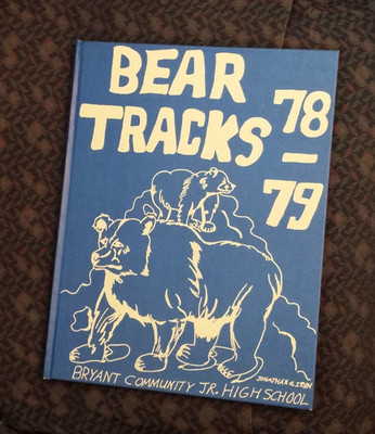 1978/1979 Bear Tracks Yearbook,  Bryant Junior High School, Flint Michigan